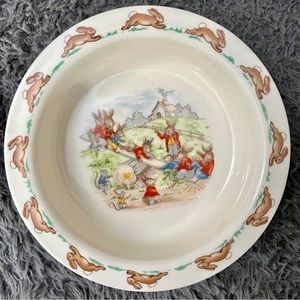 Royal Doulton Bunnykins Vintage Baby Bowl Nurseryware